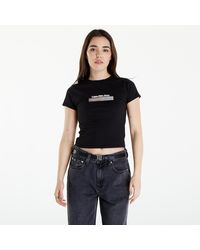 Calvin Klein - Jeans Diffused Box Fitted Short Sleeve Tee - Lyst