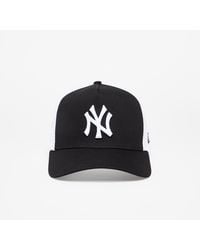 KTZ - Cap clean trucker 2 new york yankees black/ white - Lyst