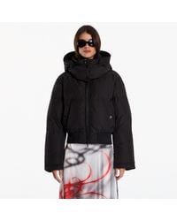 DIESEL 'w-peyt-short' Down Jacket, in Black | Lyst