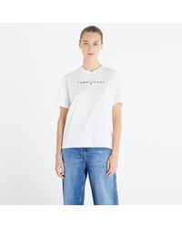 Tommy Hilfiger - Tommy Jeans Relaxed New Linear Short Sleeve Tee - Lyst