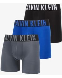 Calvin Klein - Boxer Cavin Kein Boxer Brief 3-Pack Intense Power Microfiber Stretchbue - Lyst