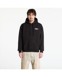 Obey - Sweatshirt obey doberman pullover hood l - Lyst