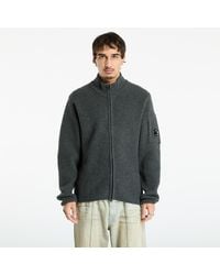 C.P. Company - Sweater Lambswool Grs Full Zip Sweater - Lyst