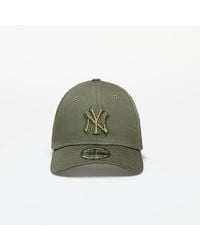 KTZ - New York Yankees Mlb Outline 39thirty Stretch Fit Cap New Olive/ New Olive - Lyst