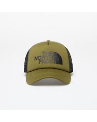 The North Face - Tnf Logo Trucker Cap Forest Olive/ Tnf Black - Lyst