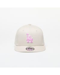 KTZ - Los Angeles Dodgers Mlb Outline 9fifty Snapback Cap Stone/ Pink - Lyst