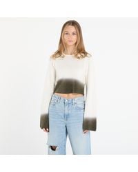 Dime - Sweater Cropped Mohair Knit - Lyst