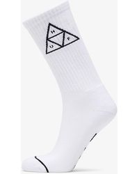 Huf Triple Triangle Crew Sock White - Weiß