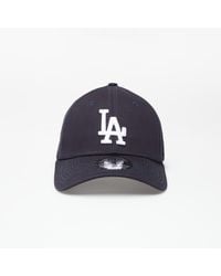 KTZ - Casquette cap 39thirty mlb league basic los angeles dodgers navy/ white l-xl - Lyst