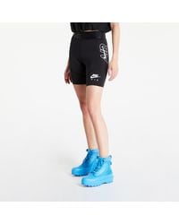 Nike - Sportswear air bike shorts black/ dark smoke grey/ white - Lyst