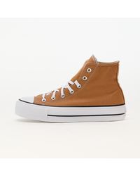 Converse - Baskets chuck taylor all star lift platform gingersnap/ white/ black eur 36.5 - Lyst