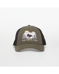 The North Face - Mütze Embroidered Mudder Trucker Cap New Taupe/ Bear Graphic - Lyst