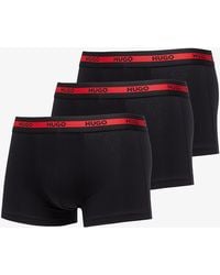 BOSS - Logo-Waistband Stretch Trunks 3-Pack - Lyst