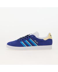 adidas Originals - Adidas Gazelle W Royal Blue/ Brave Blue/ Almost Yellow - Lyst
