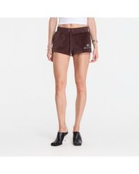 Sporty & Rich - Korte Broek Juicy Script Velour Short - Lyst