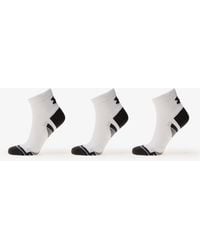 Under Armour - Performance Cotton 3-Pack Q Rter Socks Pitch - Lyst