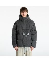 C.P. Company - Jas Eco-Chrome R Mixed Hooded Down Jacket - Lyst