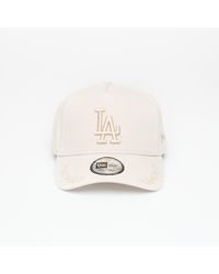 KTZ - La Dodgers Mlb Tonal Icon 9Forty E-Frame Adjustable Cap Cream - Lyst