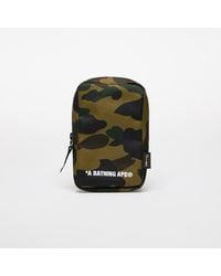 A Bathing Ape - Borsa 1St Camo Cordura Phone Shoulder Bag - Lyst
