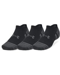 Under Armour - Performance Tech 3-Pack No Show Socks Jet - Lyst