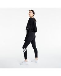 Nike Sportswear W Essential High-Rise Leggings Black/ White - Nero
