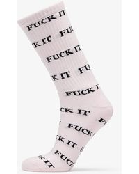 Huf Fuck It Socks Primrose - Pink