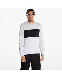 Lacoste - Sweatshirt Silver Chine/ Black - Lyst