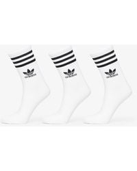 adidas Originals - Adidas Mid Cut Crew Sock 3-pack - Lyst