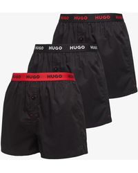 BOSS - Boxershorts Woven Boxer Triplet - Lyst