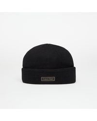Calvin Klein - Muts Patch Chunky Rib Doc Hat - Lyst