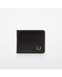 Fred Perry - Coated Polyester Billfold Wall Black/ Ecru Universal - Lyst