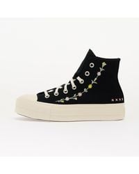 Converse - Sneakers Chuck Taylor All Star Lift Floral Embroidery/ Egret/ Flamingo Fade Eur - Lyst