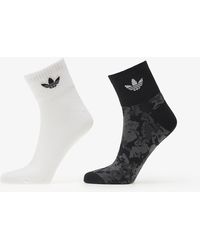 adidas Originals - Adidas Camo Ankle Socks 2-pack Multicolor/ Black/ White - Lyst