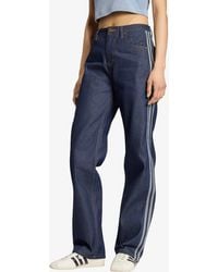 adidas Originals - Jeans Adidas Firebird Mid Rise Straight Denim Pant - Lyst