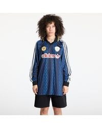 ★ adidas★ Retro Sports Cricket Inspired Crop Jersey Navy adidas Originals Retro Sports Cricket-inspired Cropped