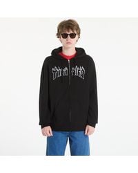 Thrasher - Sweatshirt Flame Embroidered Zip Hoodie - Lyst