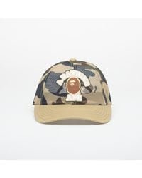 A Bathing Ape - 1St Camo College Patched Mesh Cap - Lyst