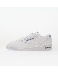 Reebok - Reebok Ex-o-fit Lo Clean Logo Int Int-white/ Royal Blue - Lyst