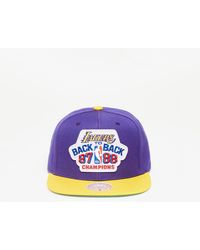 Mitchell & Ness - Nba Lakers B2b Snapback Hwc Los Angeles Lakers / Yellow - Lyst