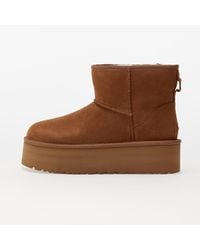 UGG - W classic mini platform chestnut - Lyst