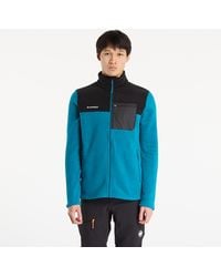 Mammut - Sweatshirt innominata ml jacket men deep teal/ black m - Lyst