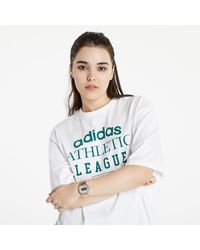 adidas Originals Synthetic Adidas Fashion League V-neck Tee Collegiate  Royal in Blue | Lyst