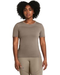 Under Armour - Vanish Elite Seamless Kurzarm-Oberteil Für Damen Taupe Dusk / Iridescent - Lyst