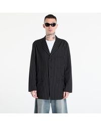 Y-3 - Jas Pinstripe Refined Wool Chore Coat - Lyst