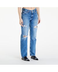 Calvin Klein - Jeans Low Rise Straight Jeans Denim Medium - Lyst