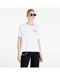 Huf Embroidered Triple Triangle Relax T-Shirt White - Weiß