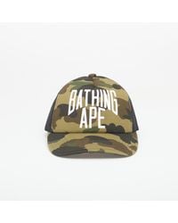 A Bathing Ape - Casquette 1st camo nyc logo mesh cap unisex universal - Lyst