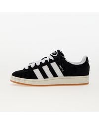 adidas - Campus Brand-stripe Suede Low-top Trainers - Lyst
