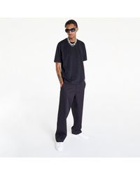 Nike - Life unlined cotton chino pants black/ white - Lyst
