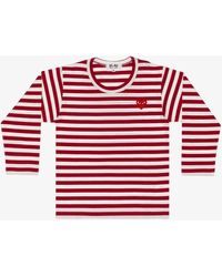 COMME DES GARÇONS PLAY - Kids Emblem Knit T-Shirt - Lyst